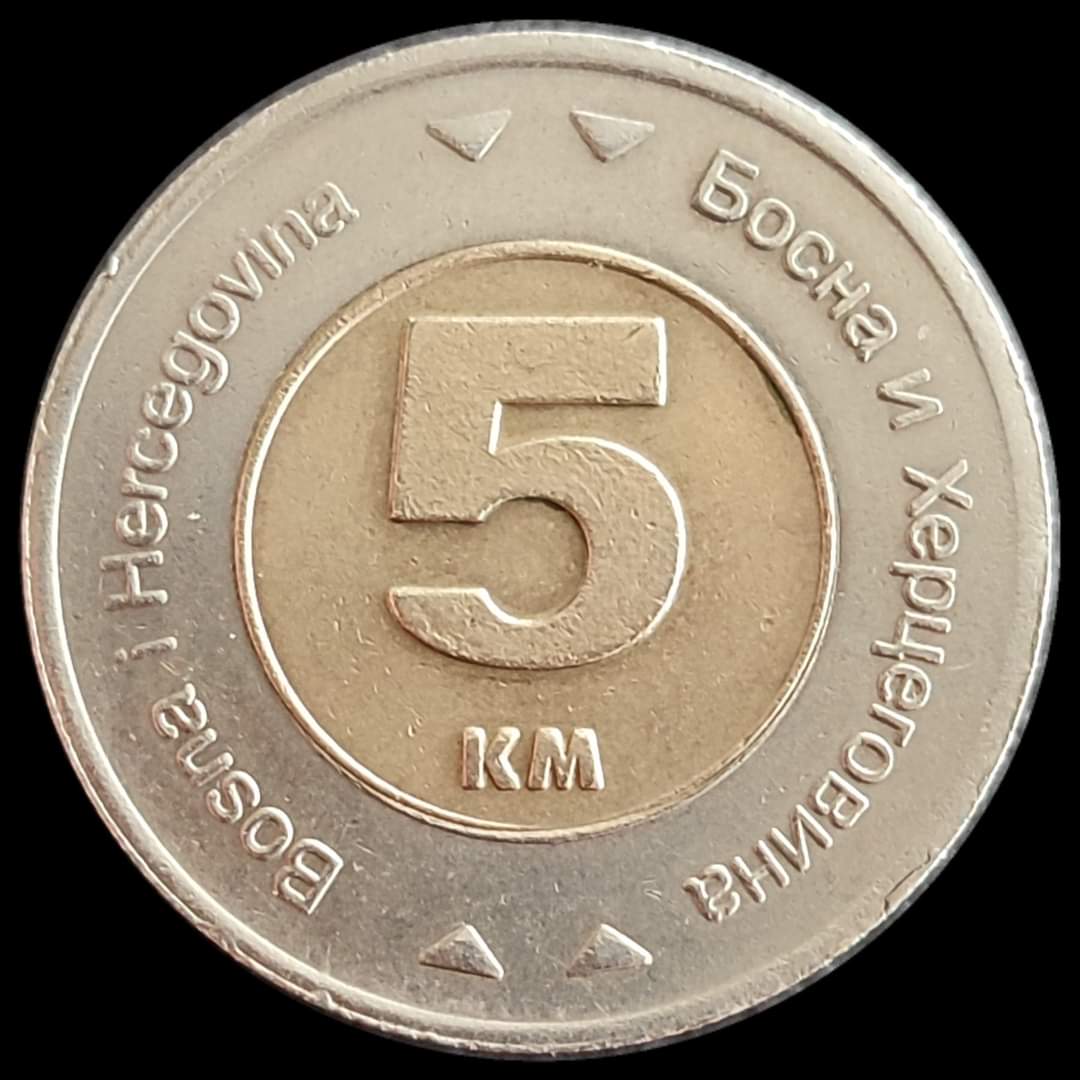 5-KM-2009-Bosnia-And-Hercegovina---Rotated-Die-180�